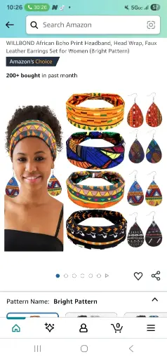 Afrikan hair accessories